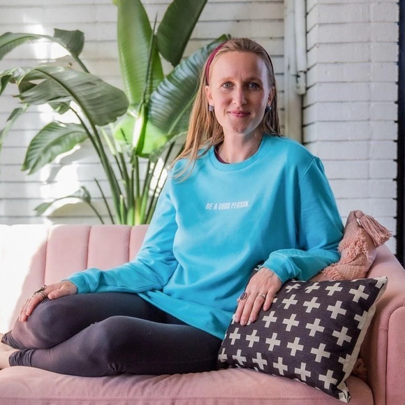 Be A Good Person crewneck sweatshirt - Medium - Picture 1 of 4